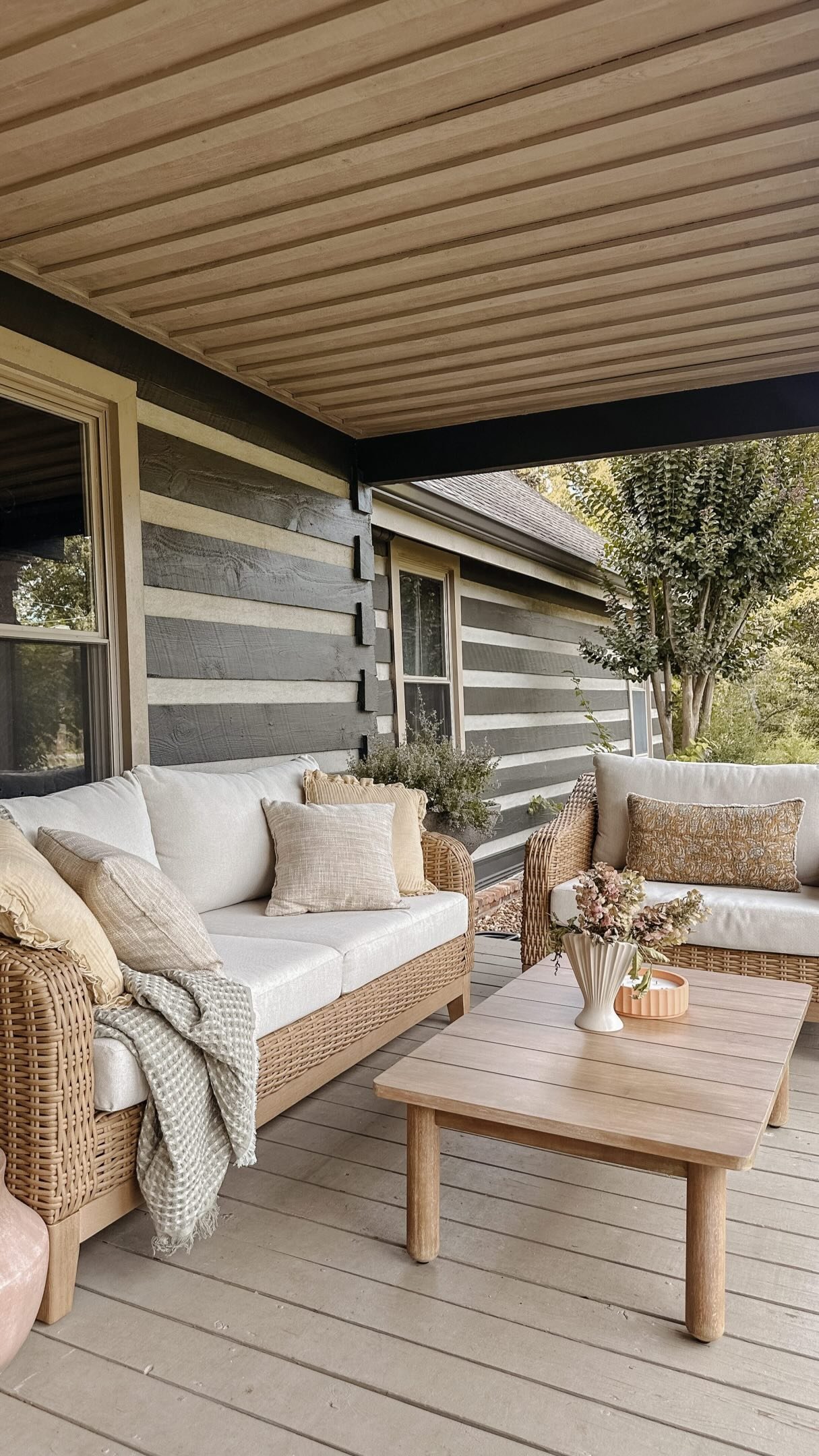 Westerland Oversized All Weather Slope Arm Outdoor Loveseat