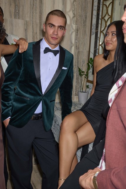 Milan Velvet Tuxedo Jacket Forest