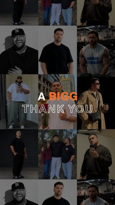 Thank you to everyone who applied to be a Face of JB! The response was BIGG.

We're so keen to see what's next. Watch this space.

#JohnnyBigg #BigAndTall #FaceOfJB #ThankYouJB