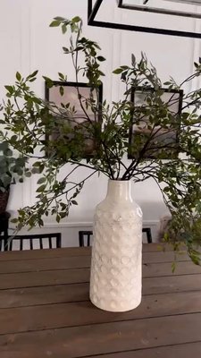 Play Taline White Glazed Stoneware Vase - video 0 of 0