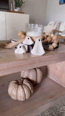 Play LED Ceramic Halloween Ghost 2" - video 0 of 2