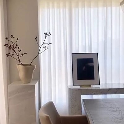 Polar Black Cement Table Lamp | Modern Home Decor