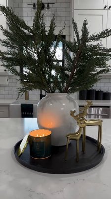 Play Brass Finish Holiday Reindeer Decoration 9" - video 0 of 0